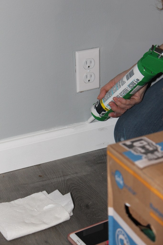 Caulking Baseboards